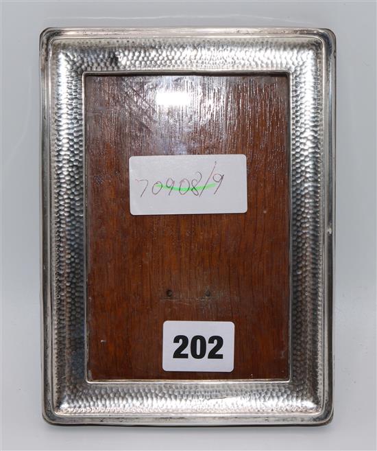 Silver photo frame